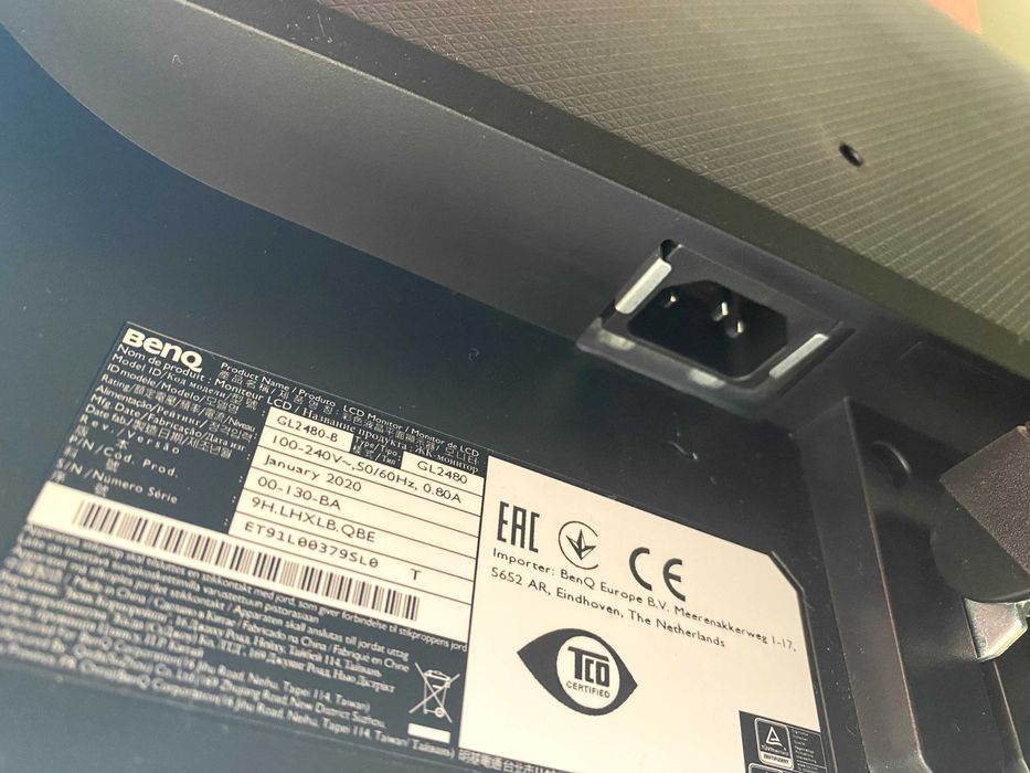 Monitor BenQ 24" FullHD Preto