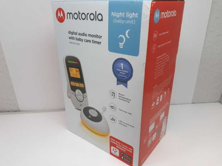NOWA Niania Elektroniczna z LCD i lampką nocną Motorola Audio Monitor
