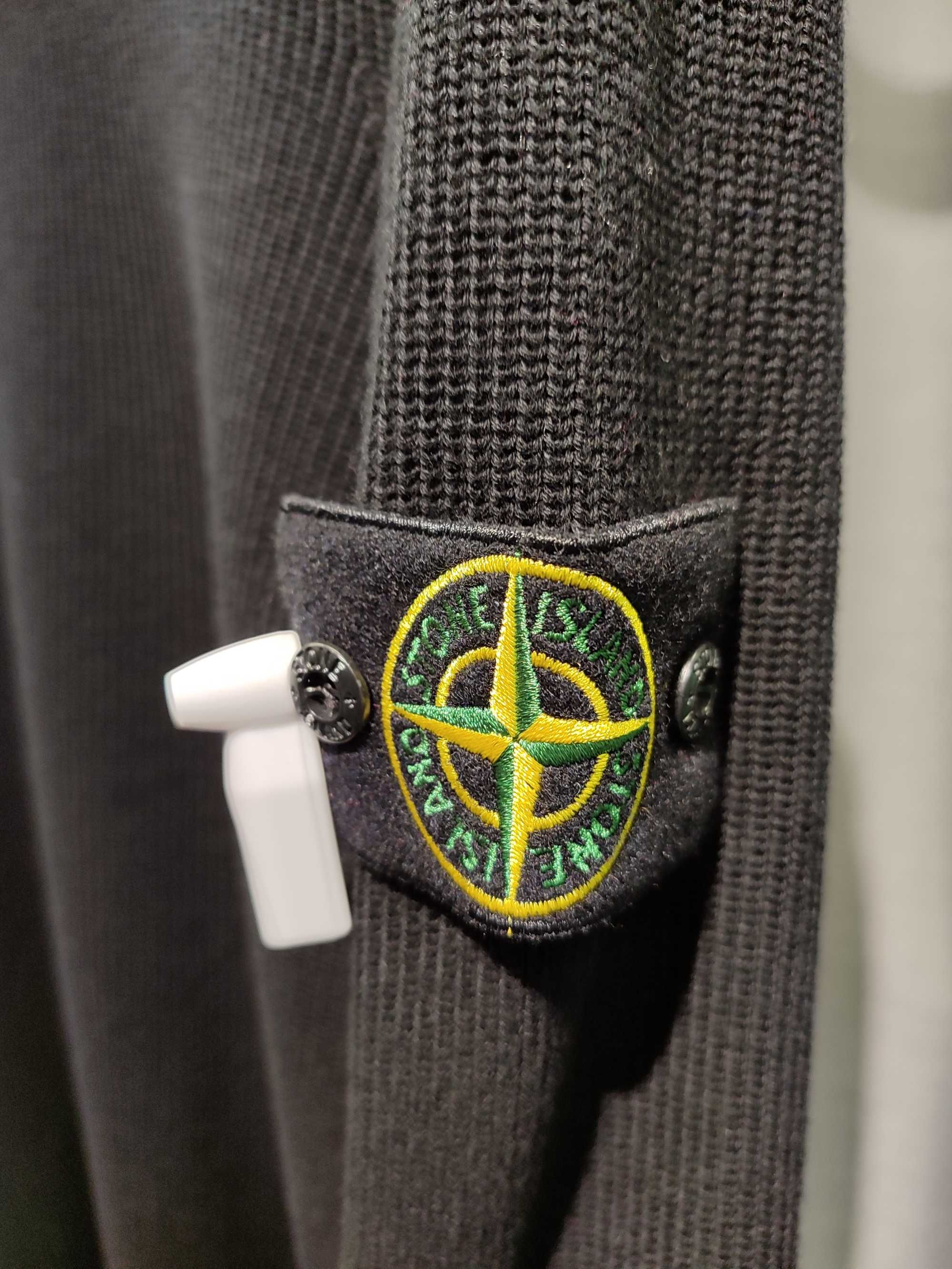 Светр STONE ISLAND 550D8 Ribbed Soft Cotton Black