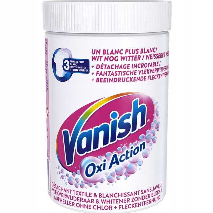 Vanish Oxi Action - Odplamiacz do BIAŁYCH - 600g X2