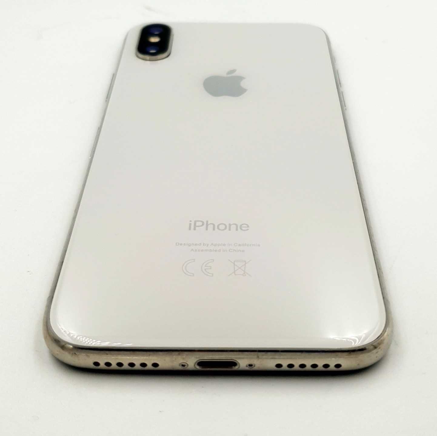 Telefon Apple Iphone X 256GB w kolorze Białym Gwarancja Toruń