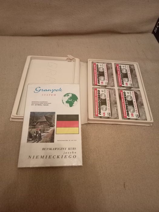 Kurs Błyskawiczny j.Niemiecki kasety magnetofonowe WARTO !!