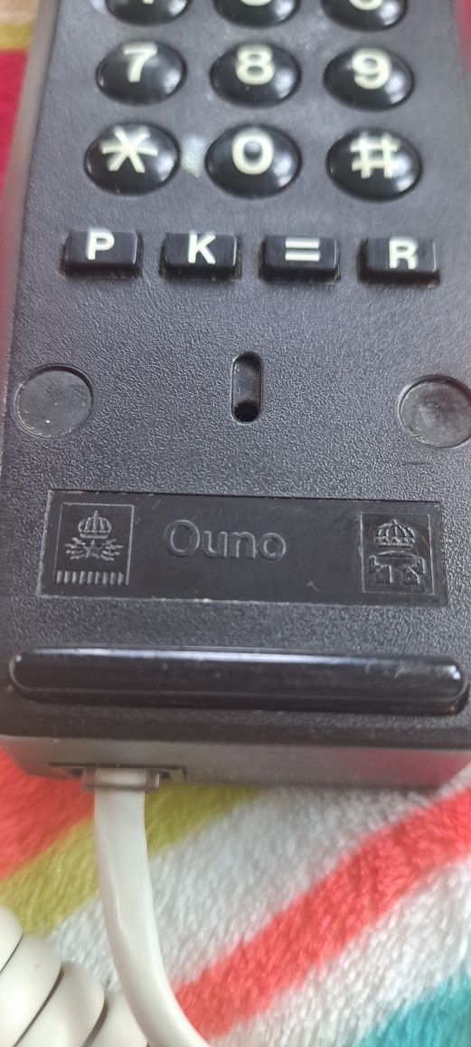 Telefon analogowy Ouno, szwedzki,PRL