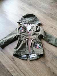 Kurtka parka khaki F&F rozm. 80-86