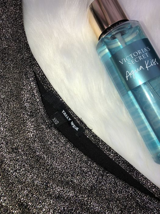 Bluzka na jedno ramie złota brokatowa XXS