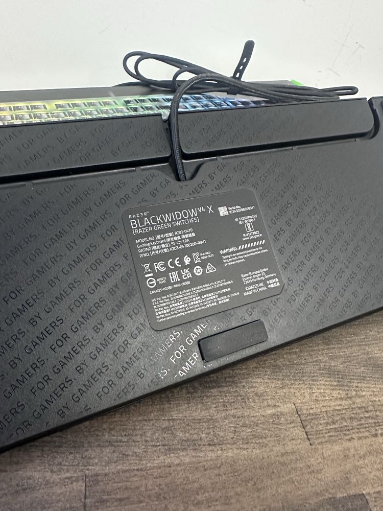 Механічна ігрова клавіатура Razer BlackWidow V4 X