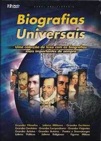 Biografias Universais (12 DVDs)