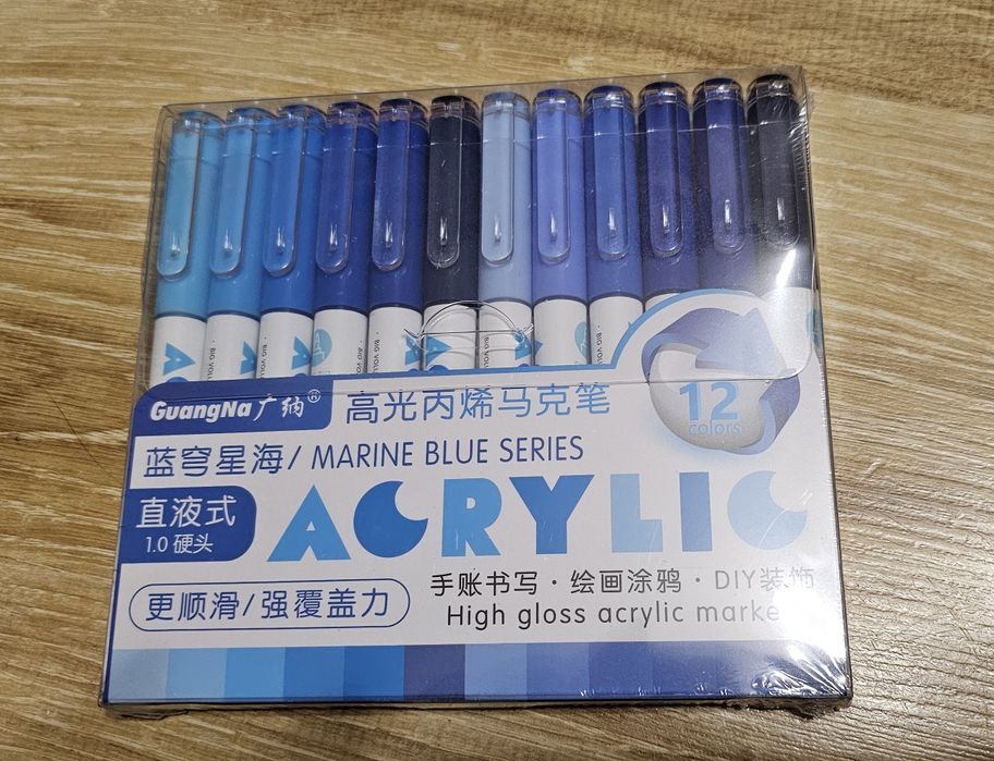 Żelowe markery GuangNa High Gloss acrylożelki