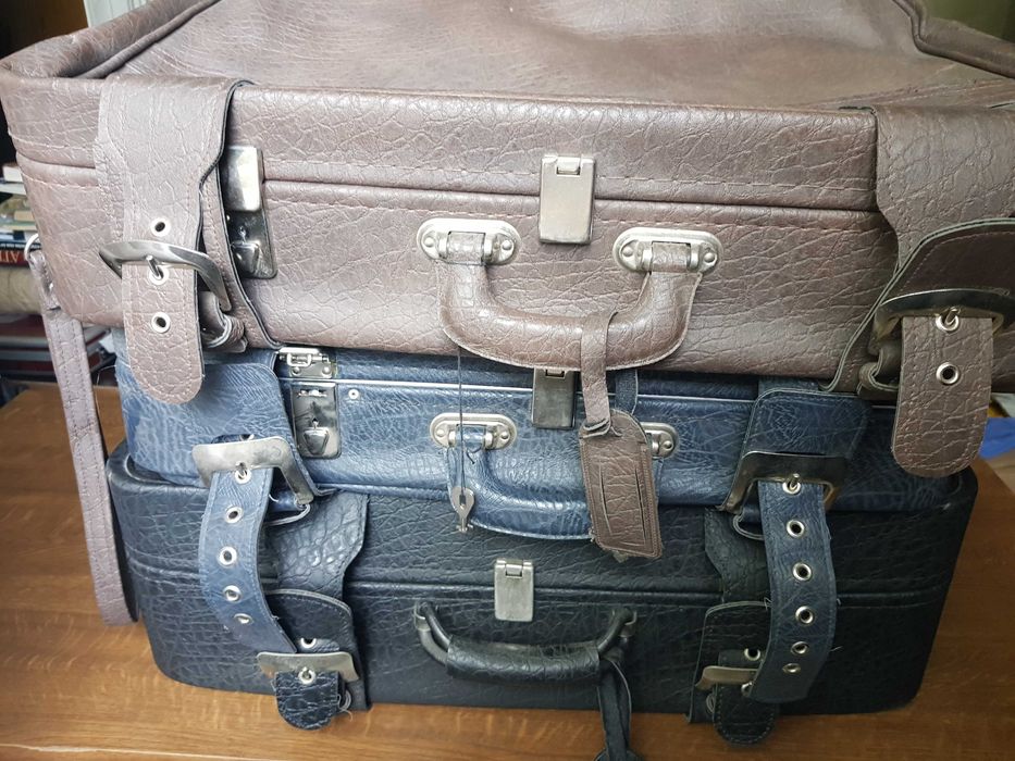 Walizka, torba podróżna z PRL - vintage