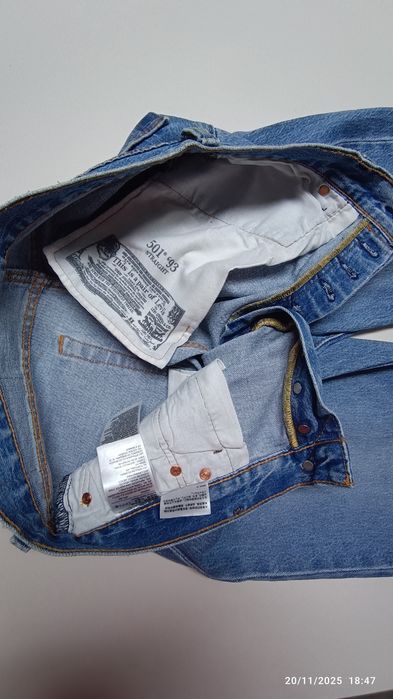 Levi's 501 W33 L34 novas sem etiqueta