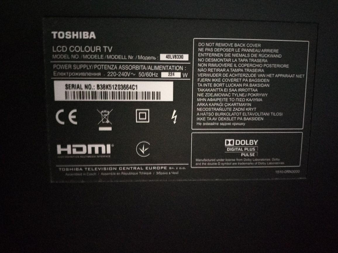 Telewizor TOSHIBA