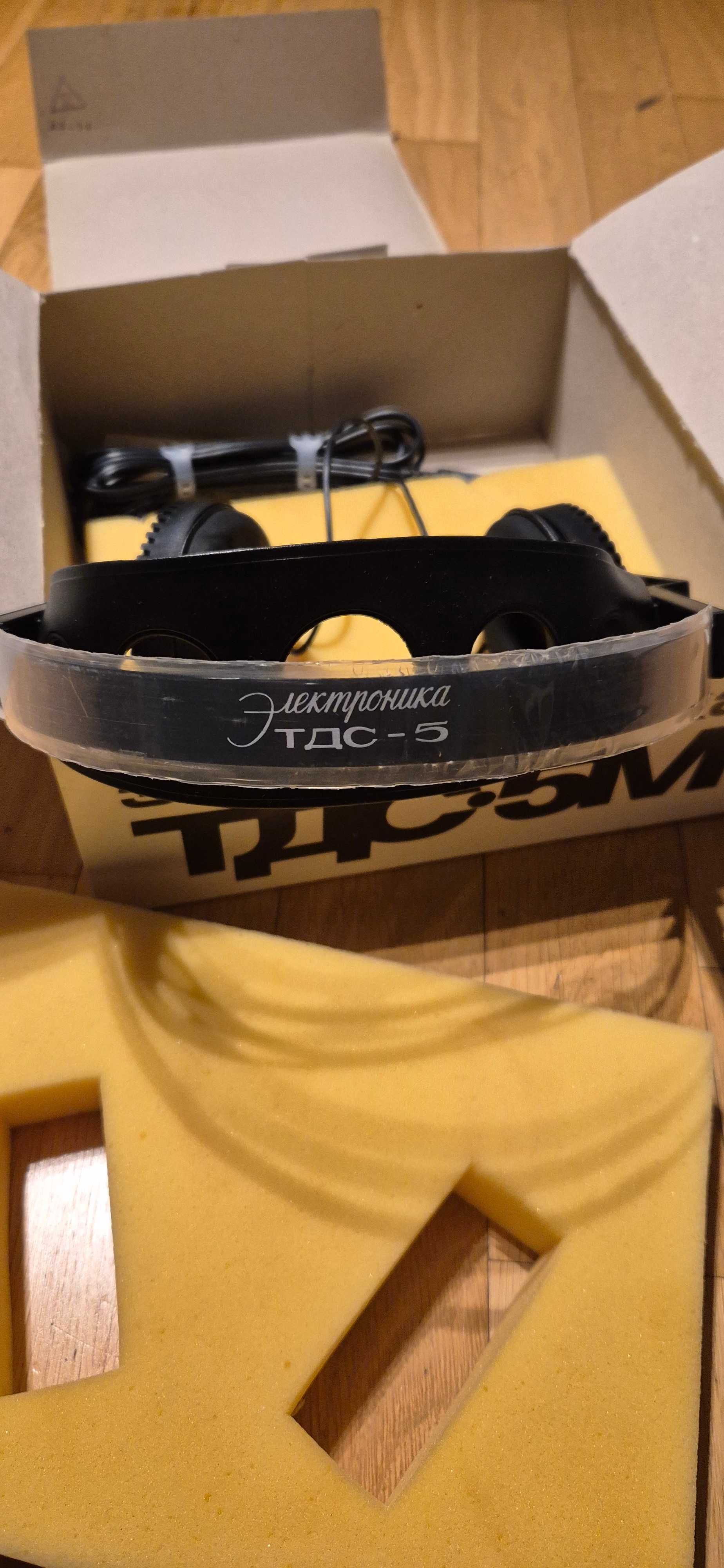 Słuchawki ELEKTRONIKA TDC-5M nowe made in USSR