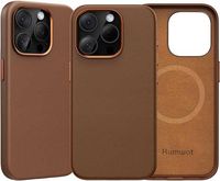 Кожаный чехол Leather Case Rumwot для iPhone 15 Pro  из США
