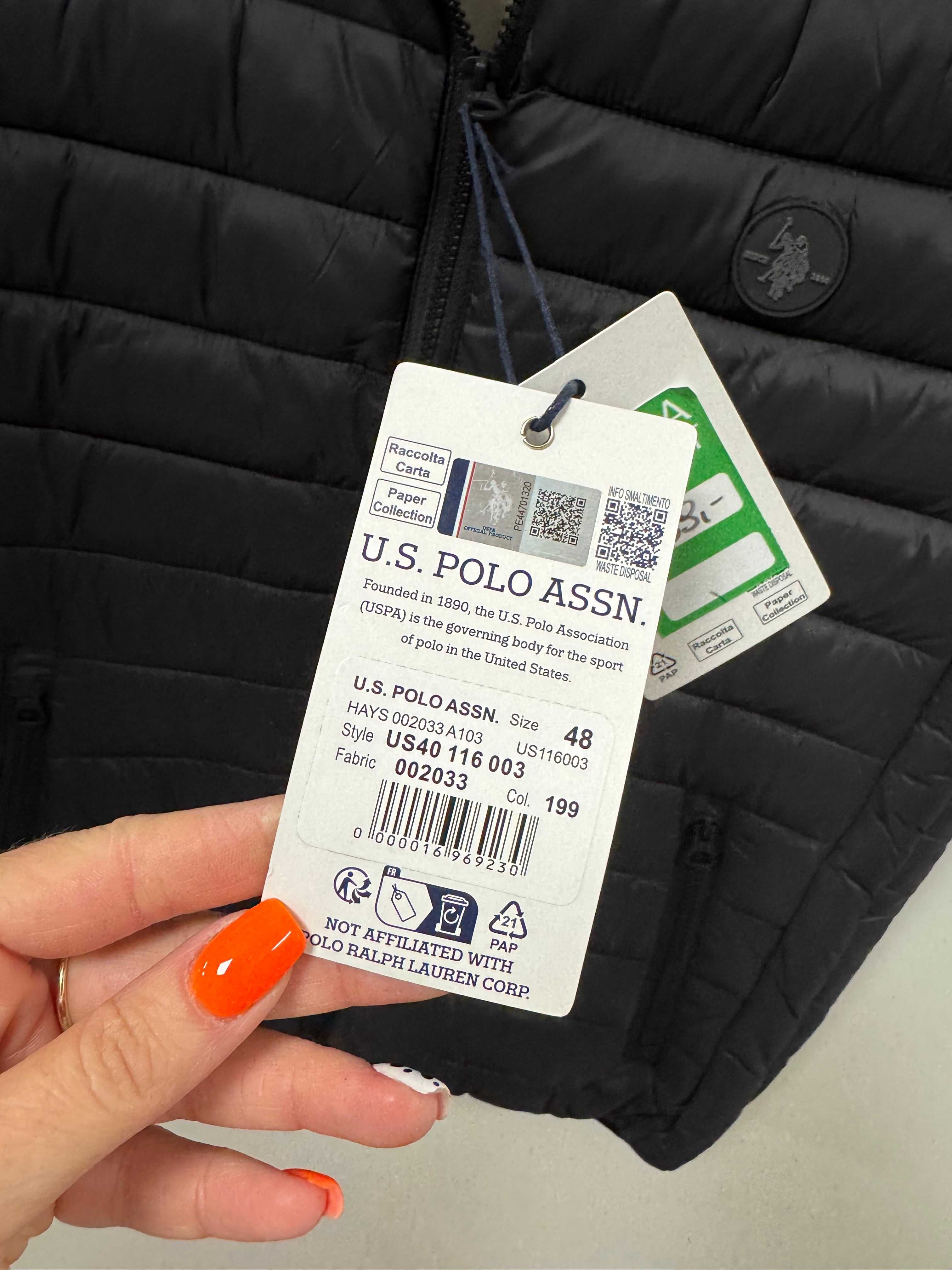 Bezrękawnik, kamizelka męska U.S POLO ASSN rozmiar 48 (N08)