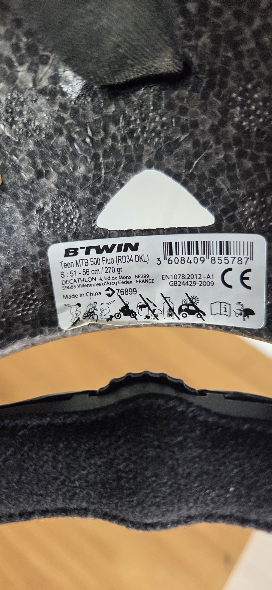 Dzieciecy Kask rowerowy Rockrider