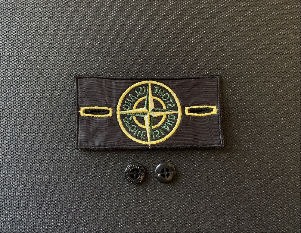 Нашивка, патч, гудзики класична Stone Island / Патч + 2 пуговицы