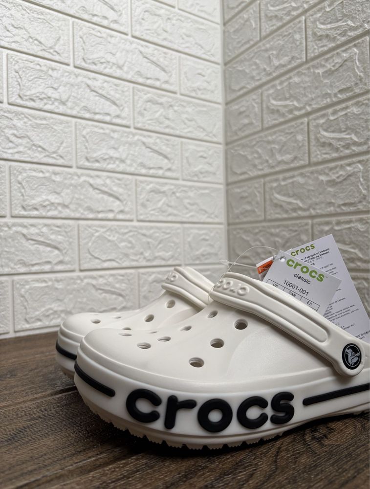Crocs Оригінал BAYABAND Clog, Крокси Білі