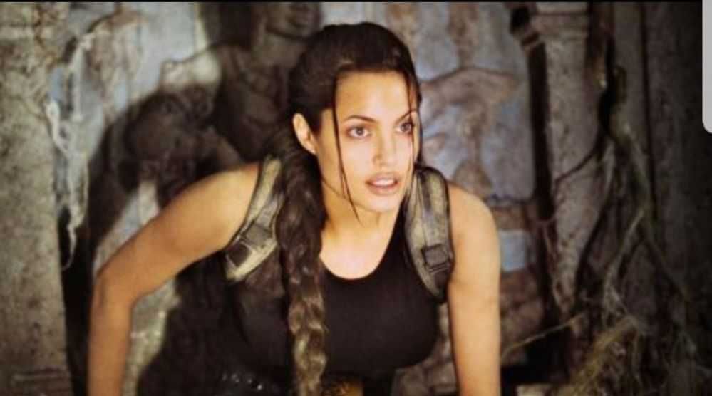 Lara Croft TOMB RAIDER 1e2 (Angelina Jolie) A derradeira Super-Heroína