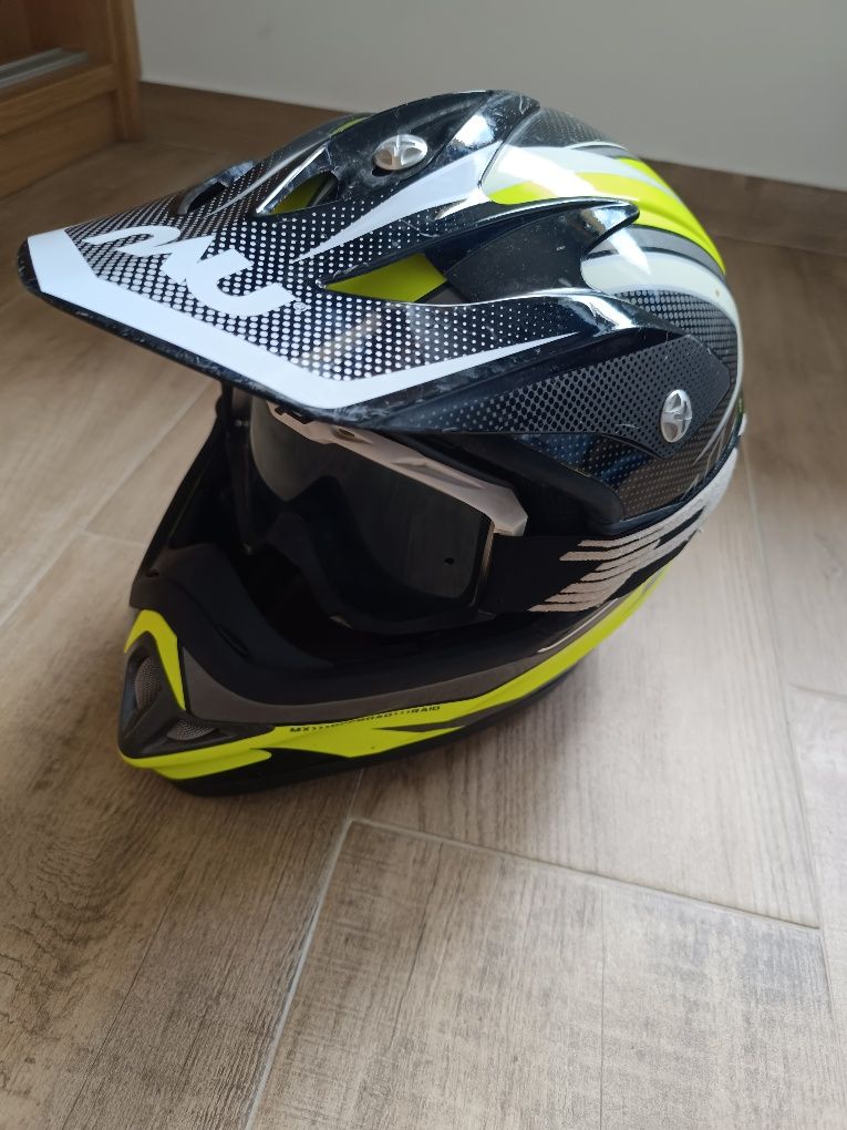 Capacete+óculos de motocross