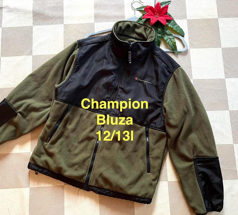 Champion bluza polarowa kurtka wiosenna 12/13l logo markowa