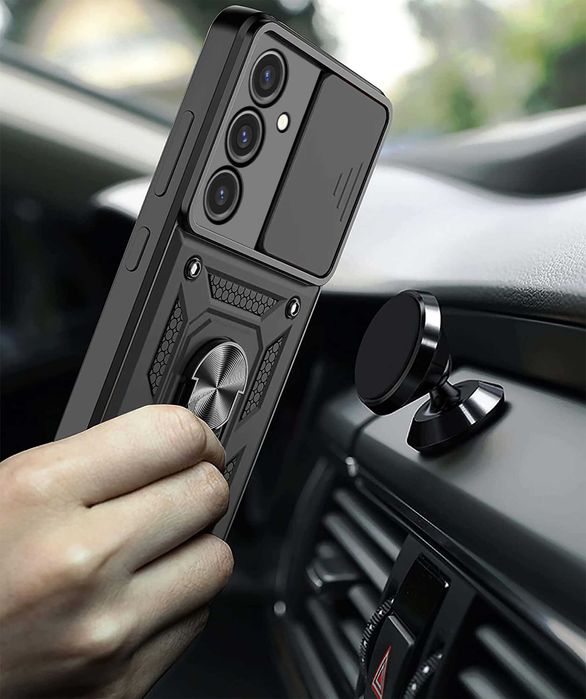 Etui Pancerne do Samsung Galaxy S24 Plus + Szkło Hartowane