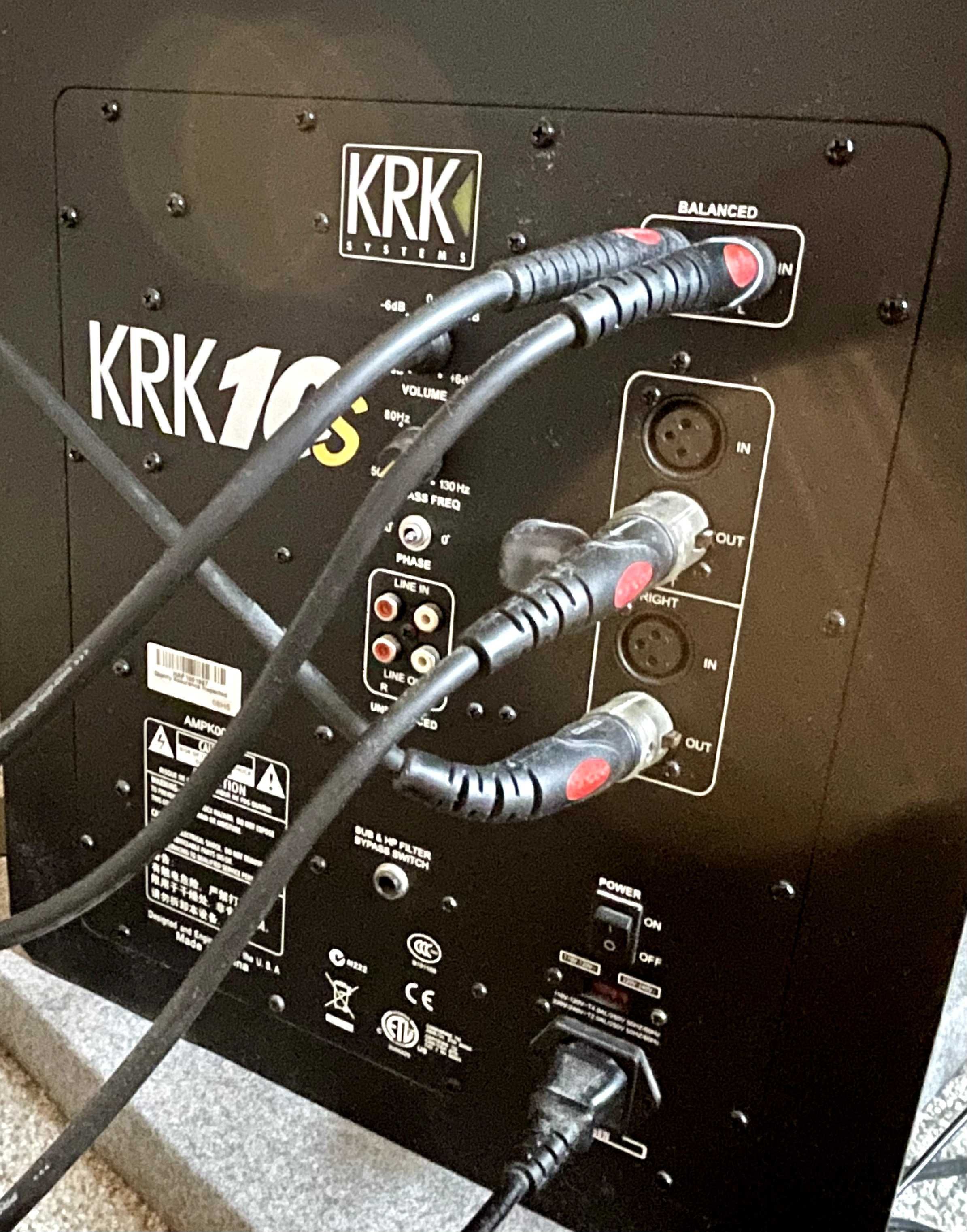 Monitory studyjne KRK Rokit 5 G2 i G3 + subwoofer KRK 10s + statywy