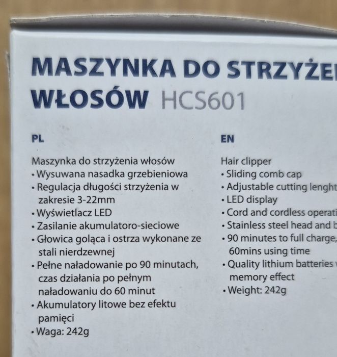 Maszynka do włosów Blaupunkt HCS5601