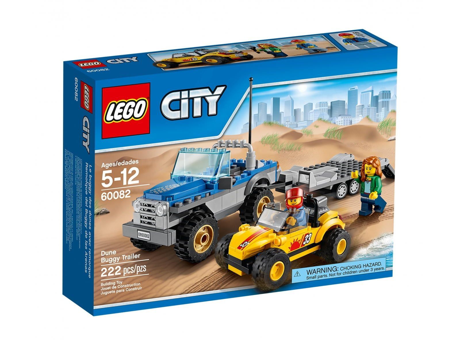 LEGO CITY 60082 terenówka z przyczepą