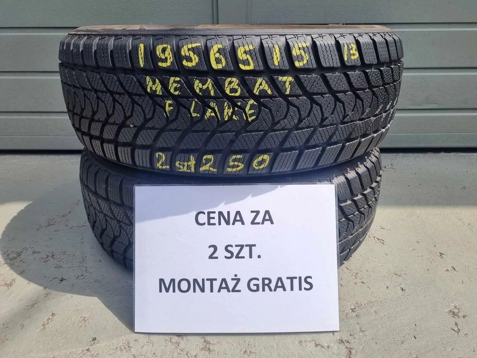 195/65/15  2 szt. zimowe** membat wa-wa centrum