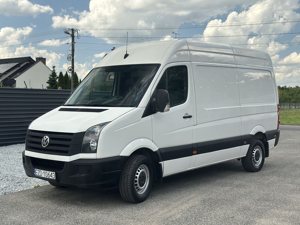 Volkswagen Crafter L2H3 2.0 TDI 163KM 2014r VAT-marża klima hak kamera