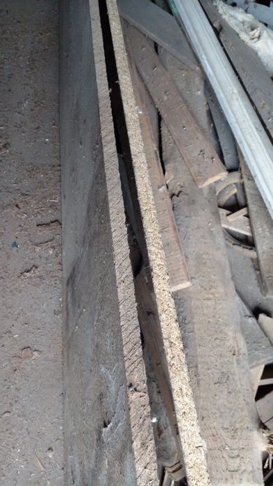 ДСП б/у 16мм. 2.92х0.39м. доска дуб, ясень.