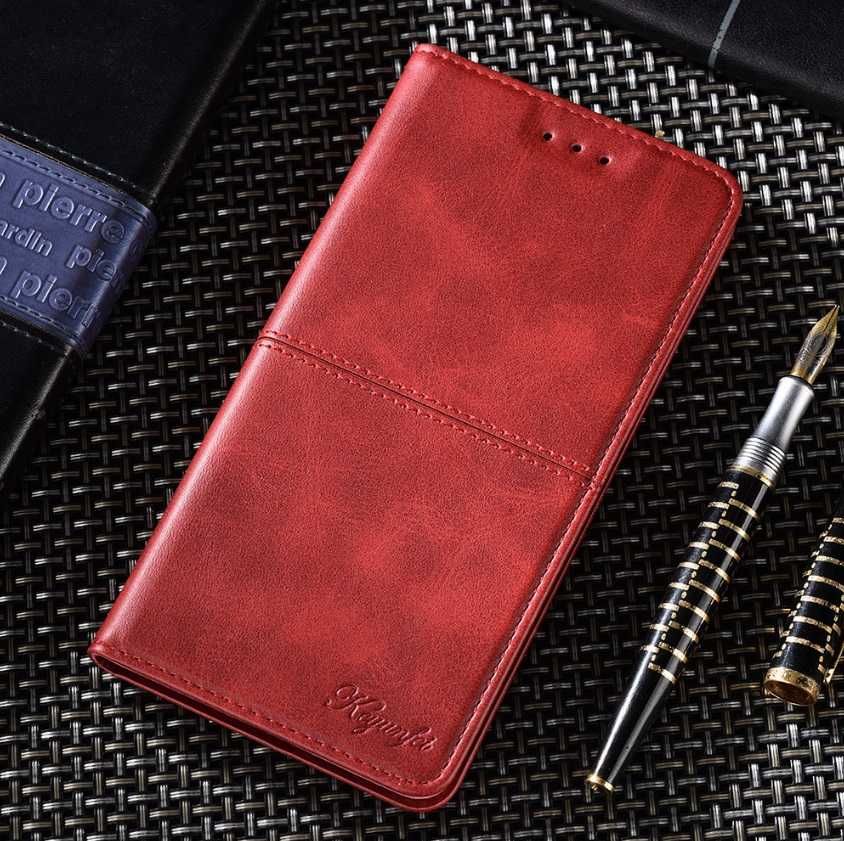 Чехол книга с магнитом и карман под карточки Poco X5 Pro и др. модели