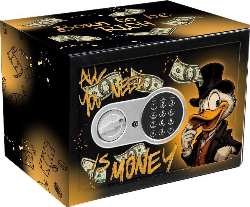 Кастомний сейф, розпис сейфу , розписаний сейф