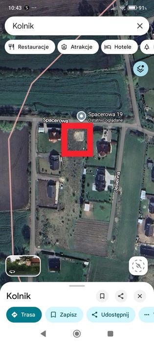 Działka budowlana Kolnik