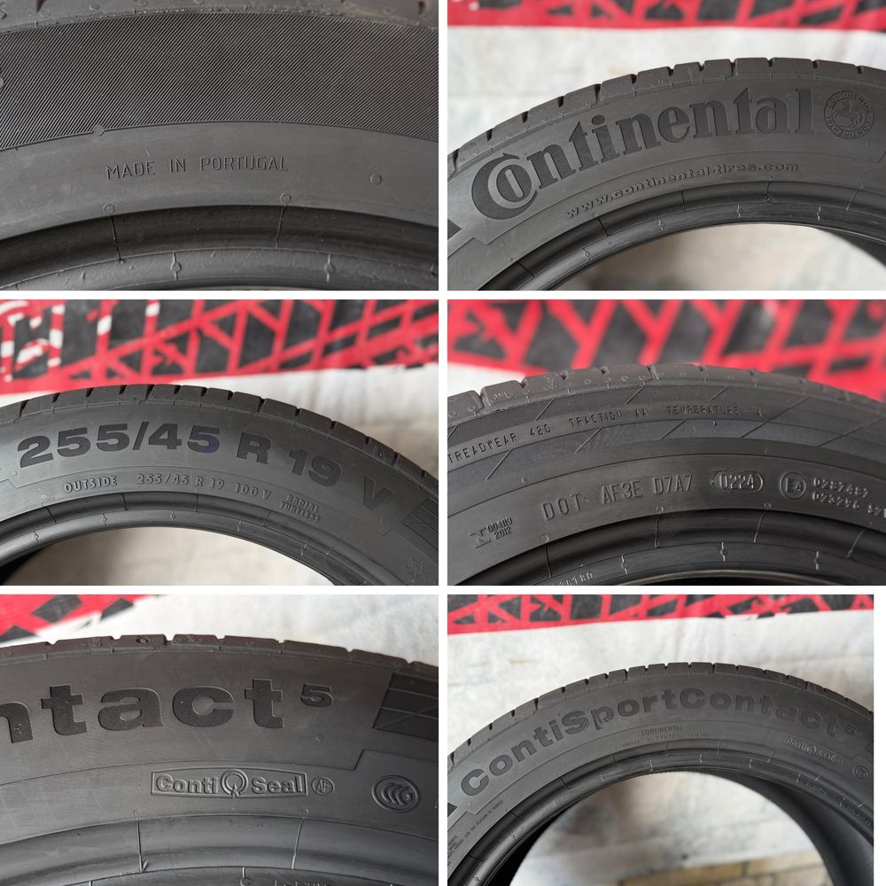 255/45/19 Continental ContiSportContact 5 літні шини