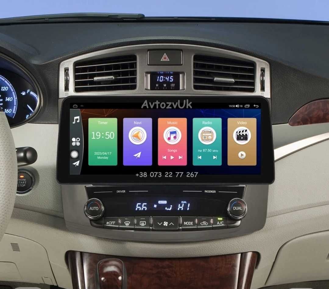 Магнитола AVALON Toyota Авалон Дисплей Монитор GPS CarPlay Android 14