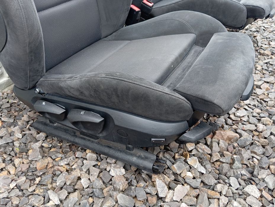 Fotele sportsitze kanapa wnętrze środek Alcantara BMW e90