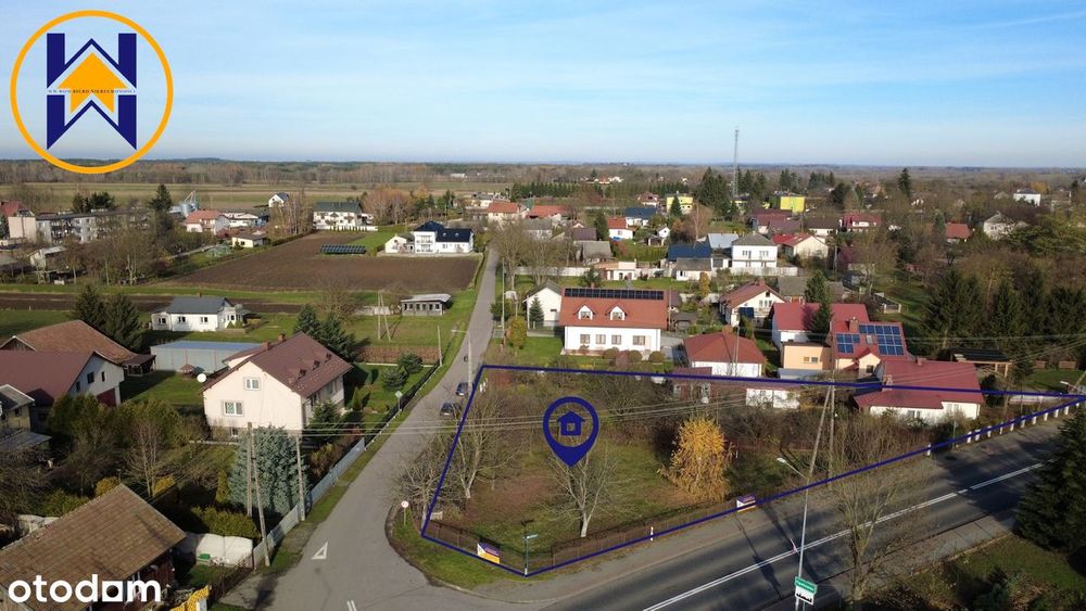 TYLKO U NAS Działka 20ar pod zabudowę mieszkaniową i handlowo-usługową