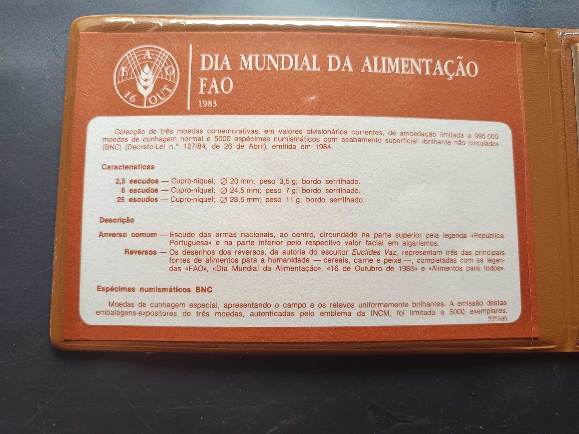 1983 – BNC (3 Moedas) – FAO Alimentação