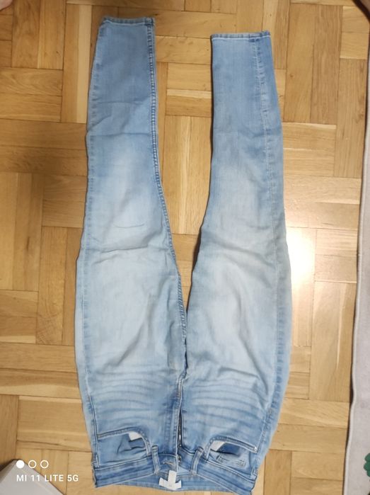 Jeansy h&m regular skinny r. 36