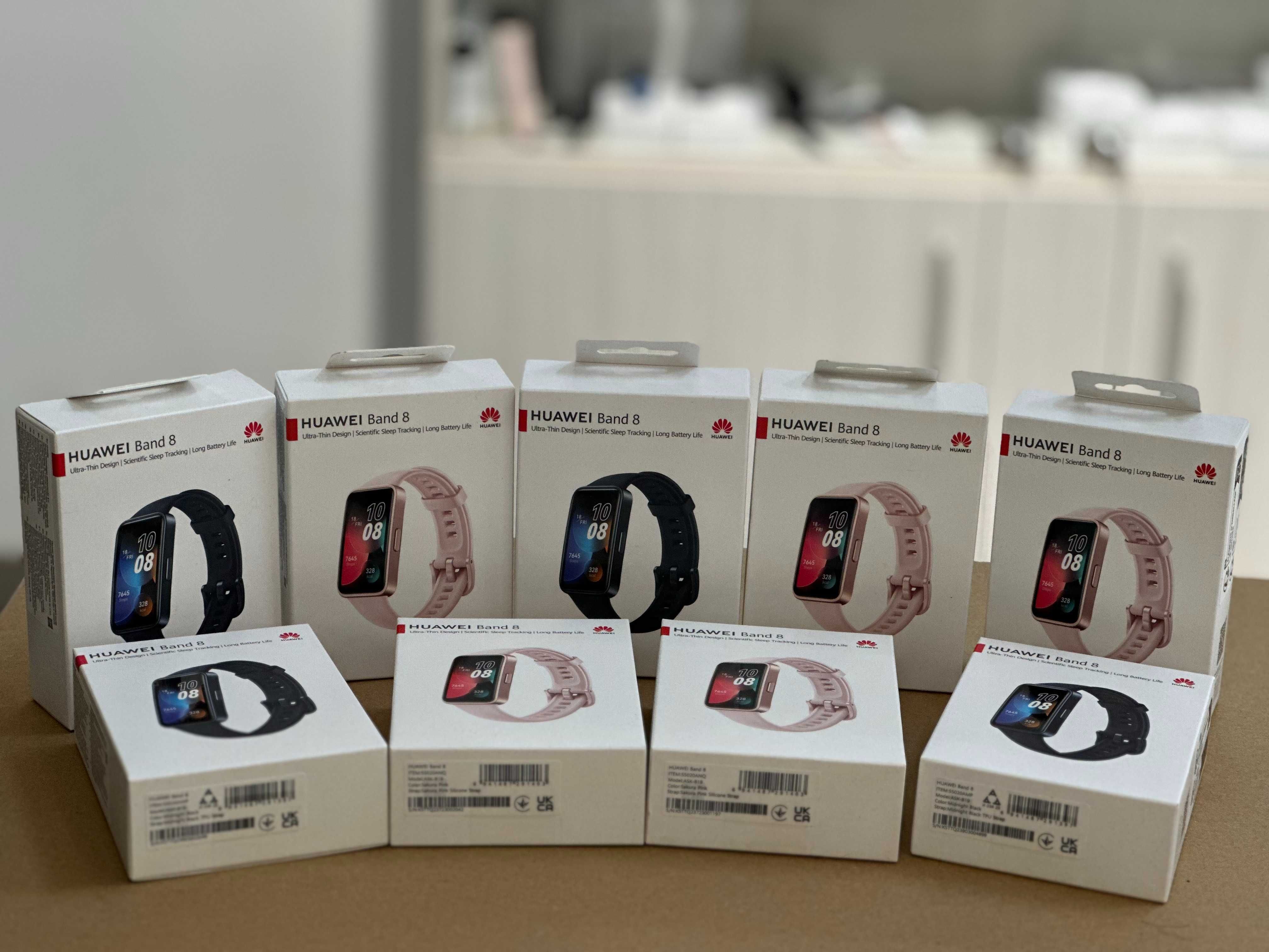 Opaska Smartband HUAWEI Band 8 Czarny / Różowy / RATY