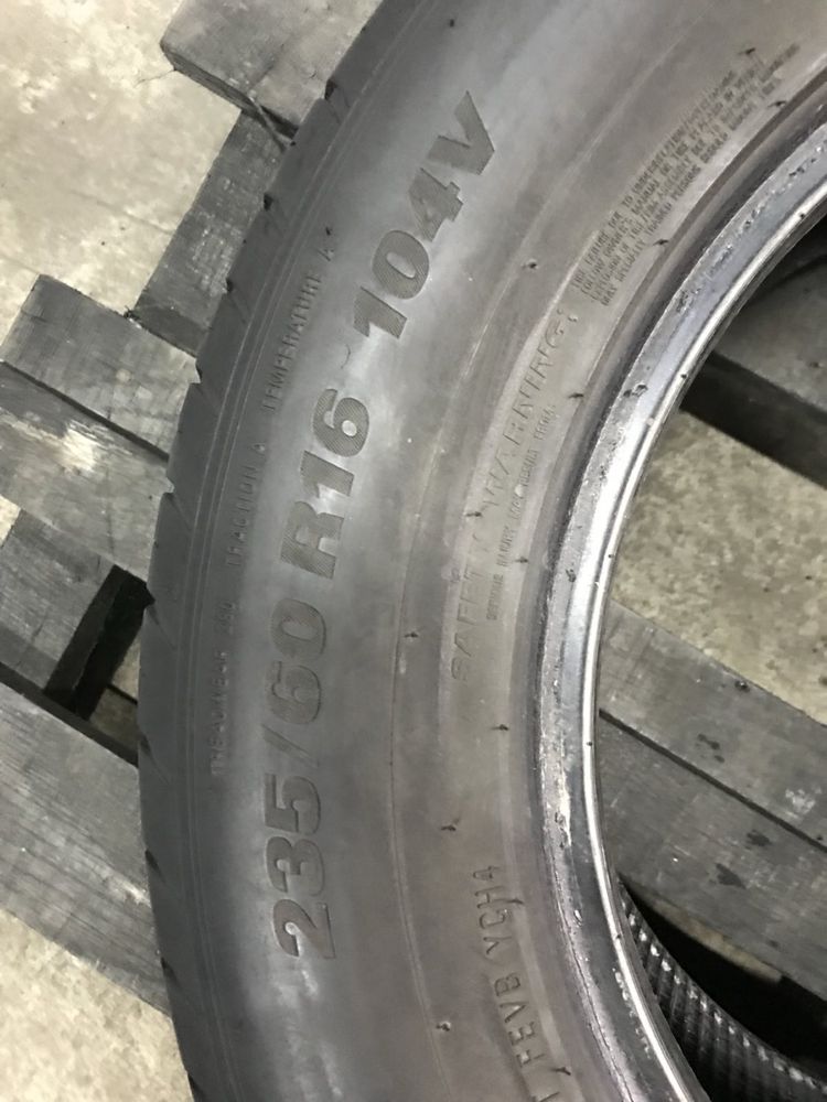 Kumho 235/60r16 пара резина шини б/у склад оригінал літо