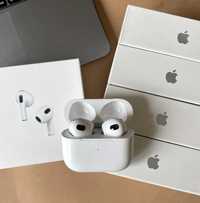 Чохол у подарунок! Навушники Apple AirPods 3 преміум коп 1:1