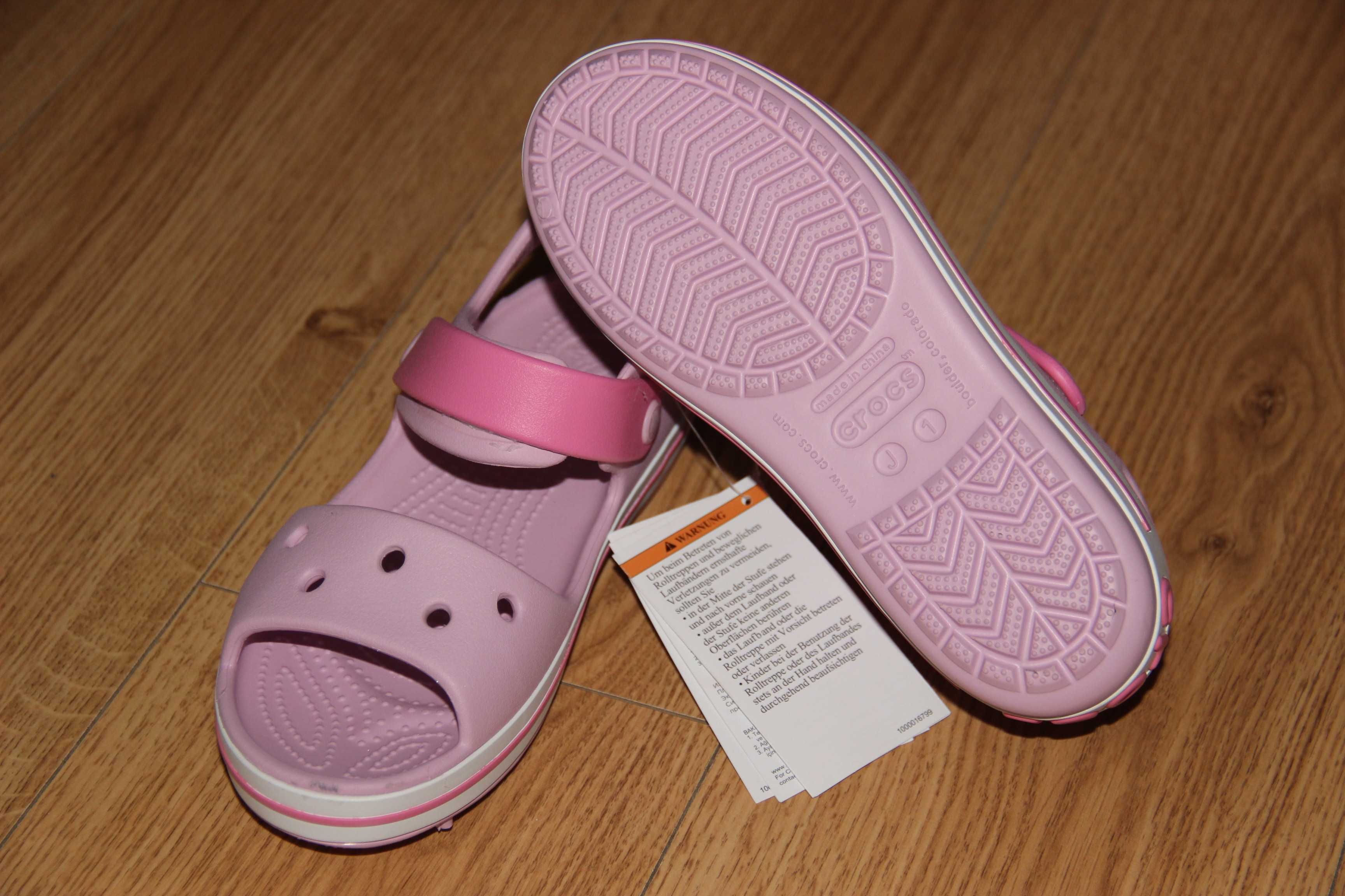 Дитячі босоніжки сандалі Crocs Crocband крокси  j3 Оригінал