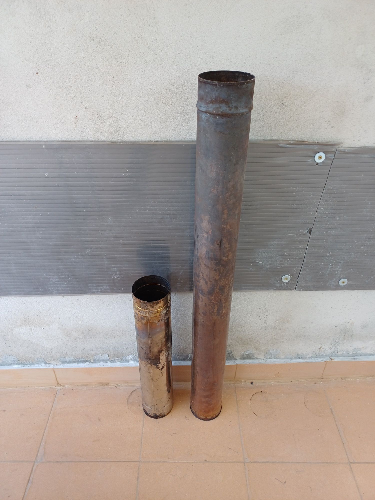 Canos Chapéu e Curvas 90° De 10 cm De Inox