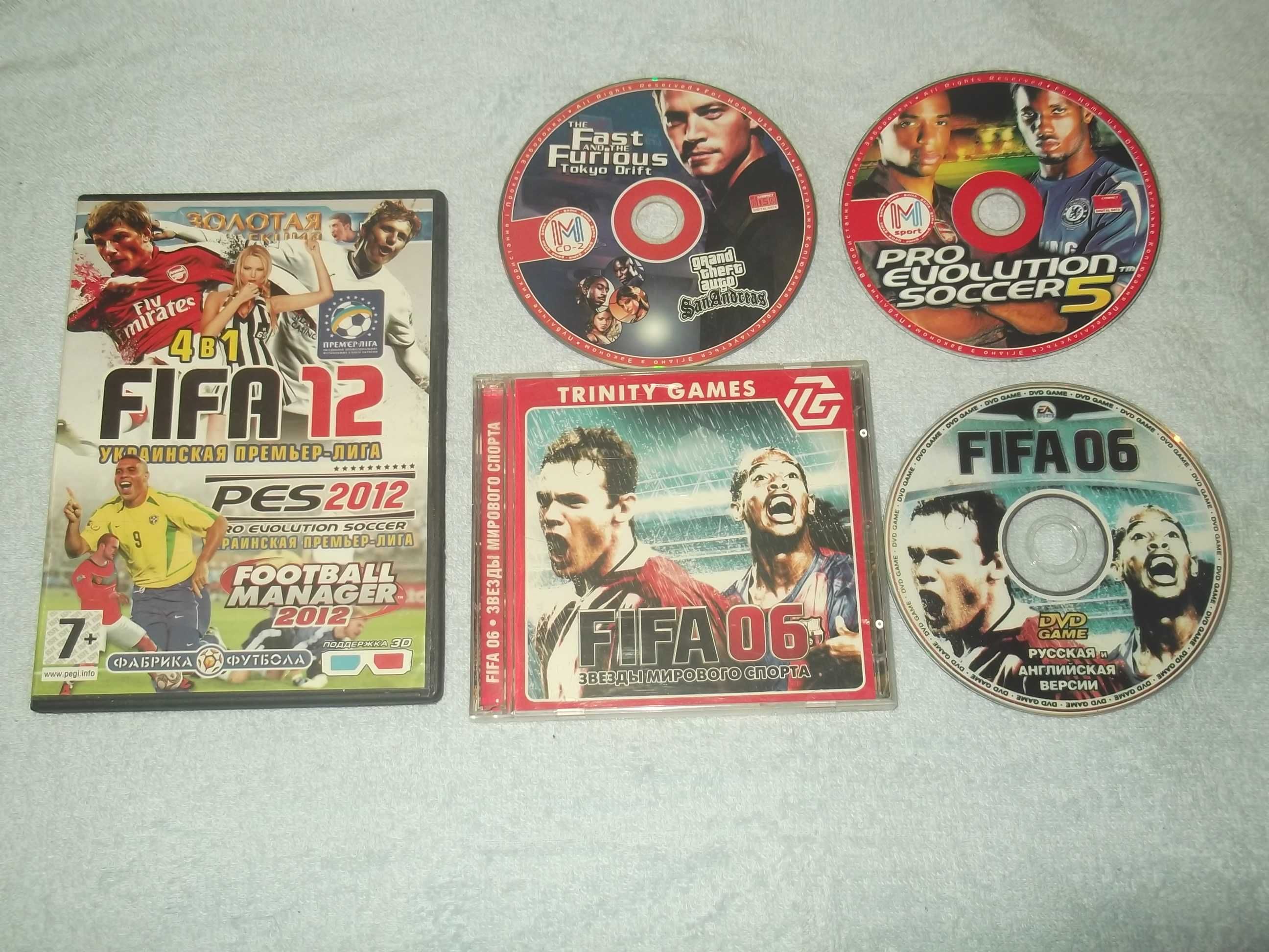 FIFA 06,12/PES 5/Либерогранде/The Fast and the Furious Tokyo Drift