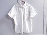 Biała kremowa koszula damska z krótkim rękawem Amarlia 46