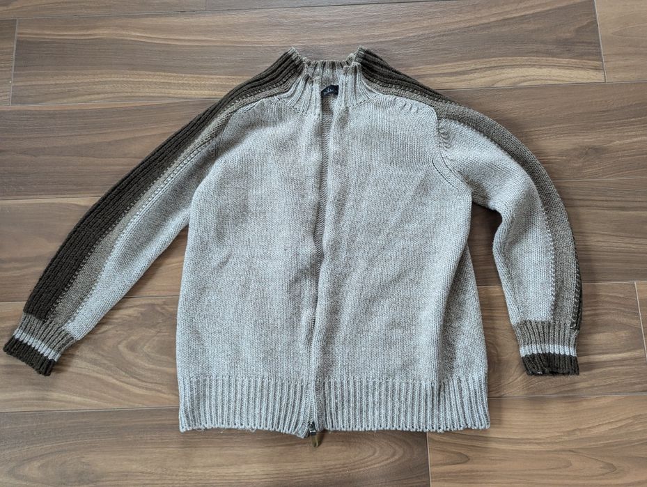 Męski rozpinany sweter