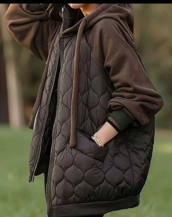 Жіноча куртка великий розмір бедра до 150