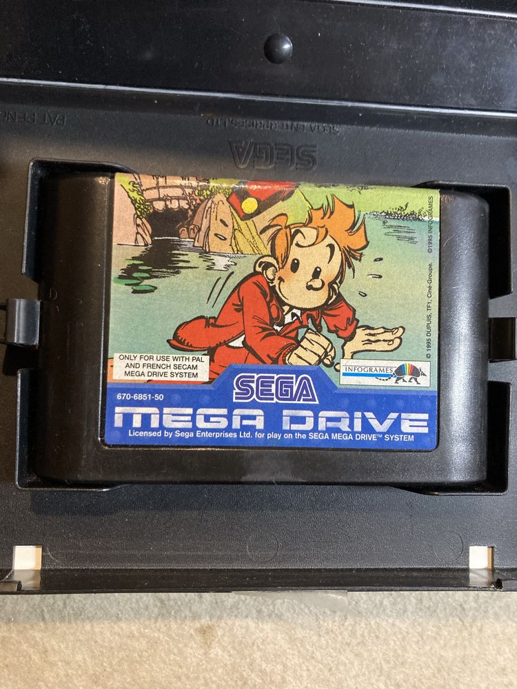 Jogo Spirou mega drive